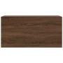 Mueble de pared baño madera ingeniería roble marrón 80x25x40 cm de , Tocadores de baño - Ref: Foro24-860091, Precio: 59,60 €,...