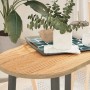 Tablero de mesa ovalado madera maciza de roble 80x40x2 cm de , Tableros para mesas - Ref: Foro24-4009061, Precio: 45,36 €, De...