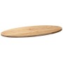 Tablero de mesa ovalado madera maciza de roble 80x40x2 cm de , Tableros para mesas - Ref: Foro24-4009037, Precio: 40,72 €, De...