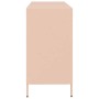 Aparador de acero laminado en frío rosa 135x39x73,5 cm de , Aparadores - Ref: Foro24-3307168, Precio: 224,62 €, Descuento: %