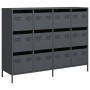 Aparador de acero laminado en frío antracita 135x39x103,5 cm de , Aparadores - Ref: Foro24-3307175, Precio: 308,24 €, Descuen...
