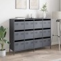 Aparador de acero laminado en frío antracita 135x39x103,5 cm de , Aparadores - Ref: Foro24-3307175, Precio: 308,24 €, Descuen...