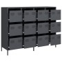 Aparador de acero laminado en frío antracita 135x39x103,5 cm de , Aparadores - Ref: Foro24-3307175, Precio: 308,24 €, Descuen...