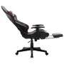 Gaming-Stuhl mit Fußstütze aus schwarzem und rotem Kunstleder von vidaXL, Gaming-Stühle - Ref: Foro24-20517, Preis: 175,79 €,...