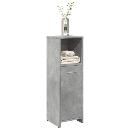 Armario de baño madera contrachapada gris 30x30x95 cm de , Muebles de baño - Ref: Foro24-856032, Precio: 40,64 €, Descuento: %