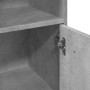 Armario de baño madera contrachapada gris 30x30x95 cm de , Muebles de baño - Ref: Foro24-856032, Precio: 40,64 €, Descuento: %