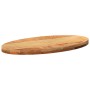 Tablero de mesa ovalado madera maciza de roble 80x40x4 cm de , Tableros para mesas - Ref: Foro24-4009049, Precio: 74,16 €, De...
