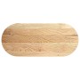 Tablero de mesa ovalado madera maciza de roble 140x60x4 cm de , Tableros para mesas - Ref: Foro24-4009068, Precio: 179,65 €, ...