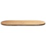 Tablero de mesa ovalado madera maciza de roble 140x60x4 cm de , Tableros para mesas - Ref: Foro24-4009068, Precio: 179,65 €, ...