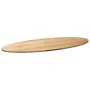 Tablero de mesa ovalado madera maciza de roble 140x60x2 cm de , Tableros para mesas - Ref: Foro24-4009040, Precio: 94,16 €, D...