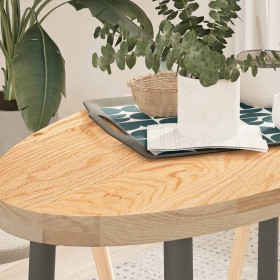 Tablero de mesa ovalado madera maciza de roble 100x50x4 cm de , Tableros para mesas - Ref: Foro24-4009042, Precio: 100,16 €, ...