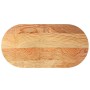Tablero de mesa ovalado madera maciza de roble 120x60x4 cm de , Tableros para mesas - Ref: Foro24-4009075, Precio: 171,69 €, ...