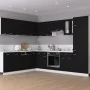 Armario inferior fregadero contrachapada negro 80x46x81,5cm de vidaXL, Armarios de cocina - Ref: Foro24-801197, Precio: 67,70...