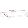 Tablero de mesa ovalado madera maciza de roble 120x60x4 cm de , Tableros para mesas - Ref: Foro24-4009075, Precio: 171,69 €, ...