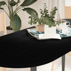 Tablero de mesa ovalado madera maciza de roble 140x60x2 cm de , Tableros para mesas - Ref: Foro24-4009080, Precio: 97,95 €, D...