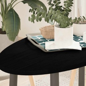 Tablero de mesa ovalado madera maciza de roble 100x50x2 cm de , Tableros para mesas - Ref: Foro24-4009054, Precio: 61,59 €, D...