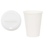 Vasos de café de papel con tapa 1000 uds 12oz 300ml de , Vasos desechables - Ref: Foro24-3325217, Precio: 141,45 €, Descuento: %
