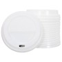 Vasos de café de papel con tapa 1000 uds 12oz 300ml de , Vasos desechables - Ref: Foro24-3325217, Precio: 141,45 €, Descuento: %