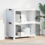 Caja de almacenaje apilable con ruedas 2niveles 75 L 64x40x76cm de , Carretillas de carga - Ref: Foro24-4012368, Precio: 67,1...