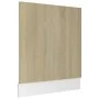 Panel para lavavajillas contrachapada color roble 59,5x3x67 cm de vidaXL, Armarios de cocina - Ref: Foro24-802565, Precio: 24...