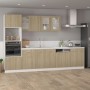 Panel para lavavajillas contrachapada color roble 59,5x3x67 cm de vidaXL, Armarios de cocina - Ref: Foro24-802565, Precio: 24...
