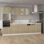 Panel para lavavajillas contrachapada color roble 59,5x3x67 cm de vidaXL, Armarios de cocina - Ref: Foro24-802565, Precio: 24...
