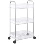 Carro de almacenamiento 3 niveles transparente 37x28x68 cm de , Carretillas de carga - Ref: Foro24-4012377, Precio: 30,27 €, ...