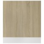 Panel para lavavajillas contrachapada color roble 59,5x3x67 cm de vidaXL, Armarios de cocina - Ref: Foro24-802565, Precio: 24...