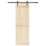 Kit de herrajes para puertas correderas acero negro 152,5 cm de , Artículos para puertas - Ref: Foro24-4009704, Precio: 59,50...