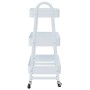 Carrito de almacenaje 3 niveles acero blanco 42x41,5x77 cm de , Carretillas de carga - Ref: Foro24-4012382, Precio: 31,82 €, ...