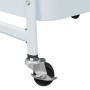 Carrito de almacenaje 3 niveles acero blanco 42x41,5x77 cm de , Carretillas de carga - Ref: Foro24-4012382, Precio: 31,82 €, ...