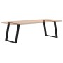 Patas para mesa de comedor en forma de U 2 uds acero negro de , Patas para mesas - Ref: Foro24-4012796, Precio: 77,71 €, Desc...