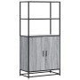 Aparador alto madera de ingeniería y metal gris Sonoma de , Aparadores - Ref: Foro24-849052, Precio: 112,26 €, Descuento: %