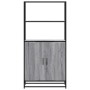 Aparador alto madera de ingeniería y metal gris Sonoma de , Aparadores - Ref: Foro24-849052, Precio: 112,26 €, Descuento: %