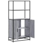 Aparador alto madera de ingeniería y metal gris Sonoma de , Aparadores - Ref: Foro24-849052, Precio: 112,26 €, Descuento: %