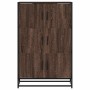 Aparador alto madera de ingeniería y metal marrón roble de , Aparadores - Ref: Foro24-849073, Precio: 105,42 €, Descuento: %