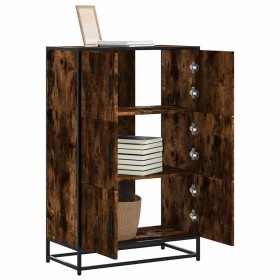 Aparador alto madera de ingeniería y metal 68x35x106,5 cm de , Aparadores - Ref: Foro24-849071, Precio: 102,20 €, Descuento: %