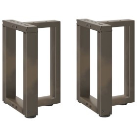 Patas de mesa centro forma T 2uds acero natural 28x25x(42-43)cm de , Patas para mesas - Ref: Foro24-4013023, Precio: 78,78 €,...
