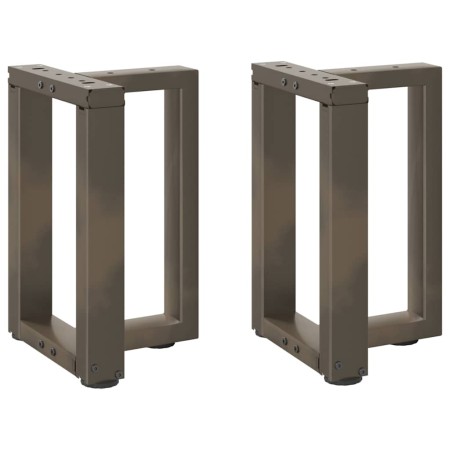 Patas de mesa centro forma T 2uds acero natural 28x25x(42-43)cm de , Patas para mesas - Ref: Foro24-4013023, Precio: 78,78 €,...