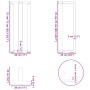 Patas de mesa consola en forma de T 2 unidades acero negro de , Patas para mesas - Ref: Foro24-4013040, Precio: 106,54 €, Des...