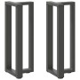 Patas de mesa consola en forma de T 2 unidades acero antracita de , Patas para mesas - Ref: Foro24-4013042, Precio: 106,12 €,...