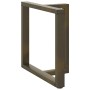 Patas mesa comedor forma T 2uds acero natural 80x35x(72-73)cm de , Patas para mesas - Ref: Foro24-4013063, Precio: 140,46 €, ...