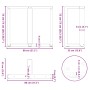 Patas mesa comedor forma T 2uds acero natural 80x35x(72-73)cm de , Patas para mesas - Ref: Foro24-4013063, Precio: 140,46 €, ...