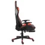 Silla gaming giratoria con reposapiés PVC rojo de vidaXL, Sillones para videojuegos - Ref: Foro24-20497, Precio: 148,84 €, De...