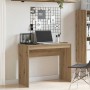 Escritorio de madera de ingeniería roble artisan 90x40x72 cm de , Escritorios - Ref: Foro24-855833, Precio: 42,46 €, Descuent...