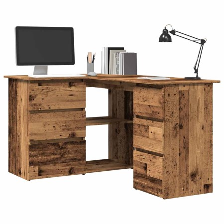 Escritorio de esquina madera contrachapada madera envejecida de , Escritorios - Ref: Foro24-855962, Precio: 174,95 €, Descuen...