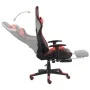 Silla gaming giratoria con reposapiés PVC rojo de vidaXL, Sillones para videojuegos - Ref: Foro24-20497, Precio: 148,84 €, De...