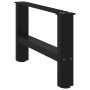 Patas de mesa de centro negro 2uds acero 50x(30-31) cm de , Patas para mesas - Ref: Foro24-4013260, Precio: 65,39 €, Descuent...