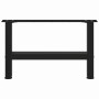 Patas de mesa de centro negro 2uds acero 50x(30-31) cm de , Patas para mesas - Ref: Foro24-4013260, Precio: 65,39 €, Descuent...