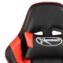 Silla gaming giratoria con reposapiés PVC rojo de vidaXL, Sillones para videojuegos - Ref: Foro24-20497, Precio: 148,84 €, De...